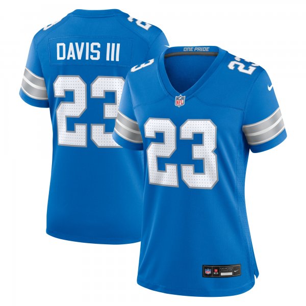 Women's Detroit Lions Carlton Davis III Nike  Blue Game Jersey