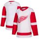 Adidas Detroit Red Wings Blank White Road Stitched NHL Jersey