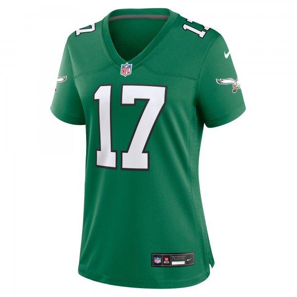 Women's Philadelphia Eagles Nakobe Dean Nike Kelly Green Alternate Game Jersey