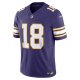 Men's Minnesota Vikings Justin Jefferson Nike Purple Vapor F.U.S.E. Limited Jersey