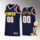 Men's Denver Nuggets Custom 2023 NBA Finals Champions Navy #00 Icon Edition Jersey