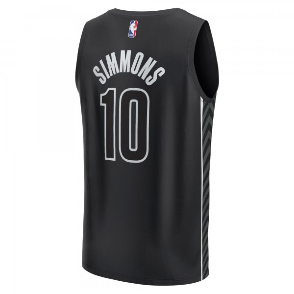 Youth Brooklyn Nets Ben Simmons Fanatics Black Fast Break Player Jersey - Statement Edition