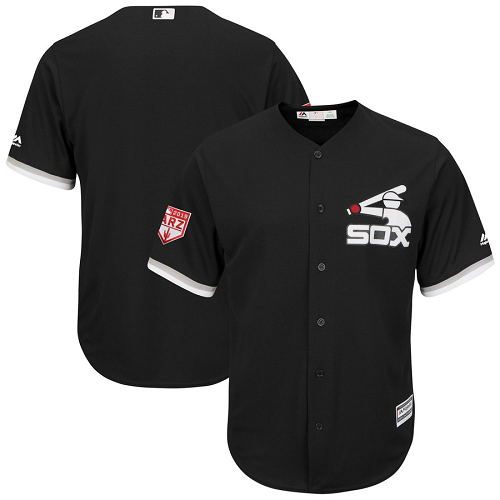 Men's Chicago White Sox Blank Majestic Black 2019 Spring Training Cool Base Team MLB Jersey