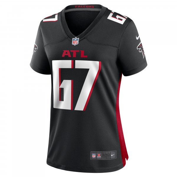 Women's Atlanta Falcons Drew Dalman Nike Black Game Jersey