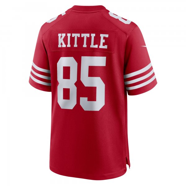 Men's San Francisco 49ers George Kittle Nike Scarlet Player Game Jersey