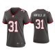 Women's #31 Antoine Winfield Jr. Tampa Bay Buccaneers Pewter 2020 NFL Draft Alternate Game Jersey