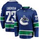 Men's Vancouver Canucks Elias Lindholm Fanatics Blue Home Premier Breakaway Player Jersey