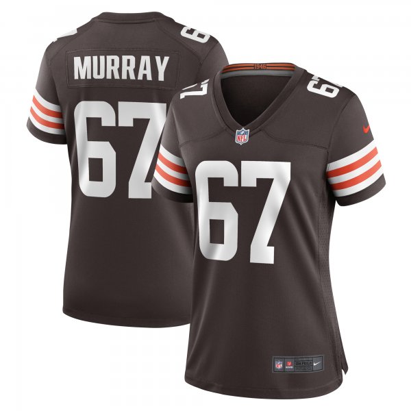 Women's Cleveland Browns Justin Murray Nike  Brown Team Game Jersey