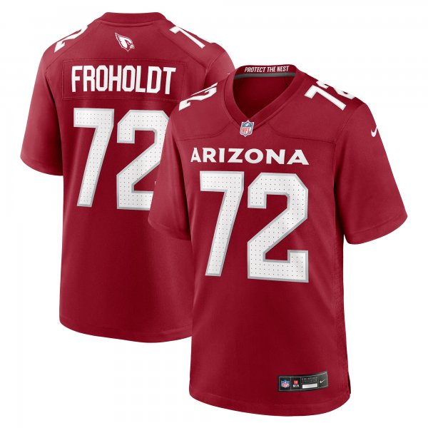 Men's Arizona Cardinals Hjalte Froholdt Nike Cardinal Game Player Jersey