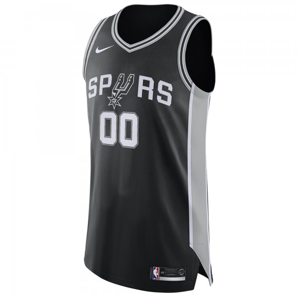 Men's San Antonio Spurs Nike Black Custom Jersey - Icon Edition