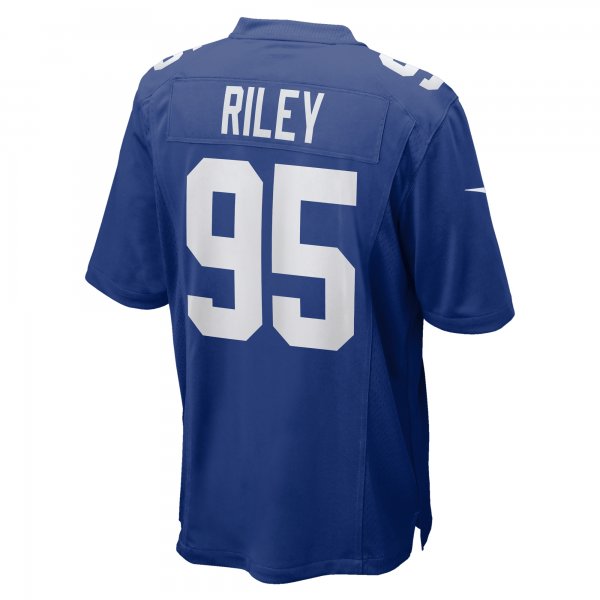 Men's New York Giants Jordon Riley Nike  Royal Team Game Jersey