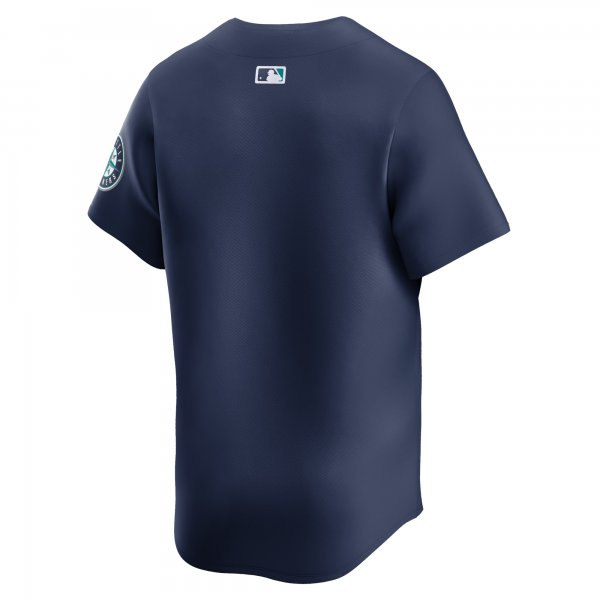 Men's Seattle Mariners  Nike Navy Road Limited Jersey