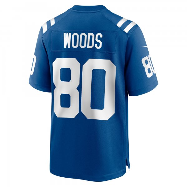 Men's Indianapolis Colts Jelani Woods Nike Royal Player Game Jersey