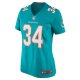 Women's Miami Dolphins Tino Ellis Nike Aqua Home Game Player Jersey