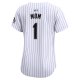 Women's Colorado Rockies Nike White #1 Mom Home Limited Jersey