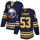 Adidas Buffalo Sabres #53 Jeff Skinner Navy Blue Home Stitched NHL Jersey