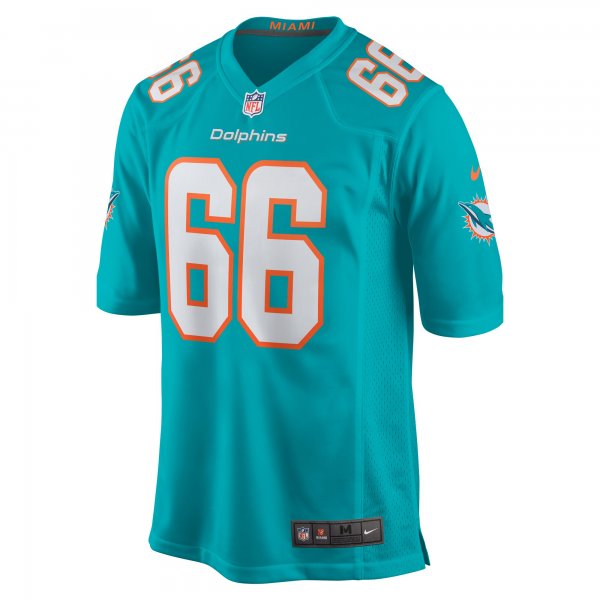 Men's Miami Dolphins Lester Cotton Sr. Nike Aqua Home Game Player Jersey