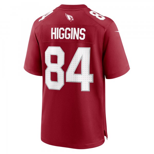 Men's Arizona Cardinals Elijah Higgins Nike  Cardinal Team Game Jersey