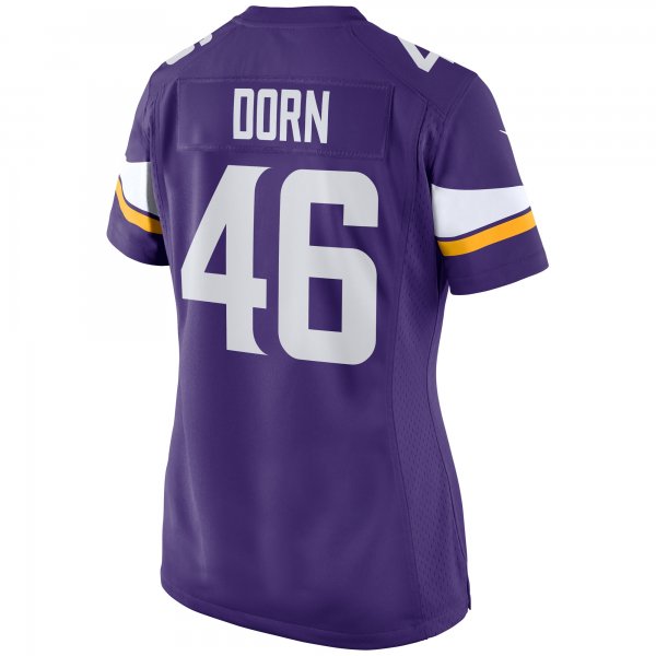 Women's Minnesota Vikings Myles Dorn Nike Purple Game Jersey