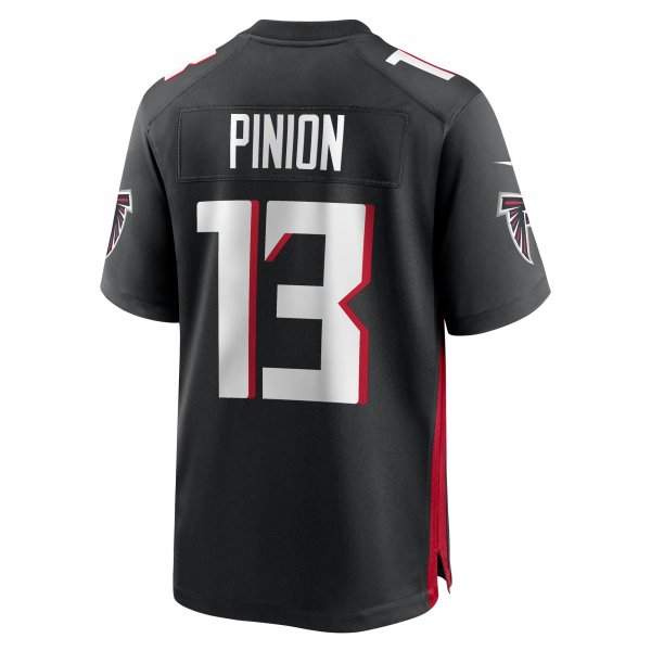 Men's Atlanta Falcons Bradley Pinion Nike Black Game Player Jersey