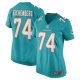 Women's Miami Dolphins Liam Eichenberg Nike Aqua Game Jersey