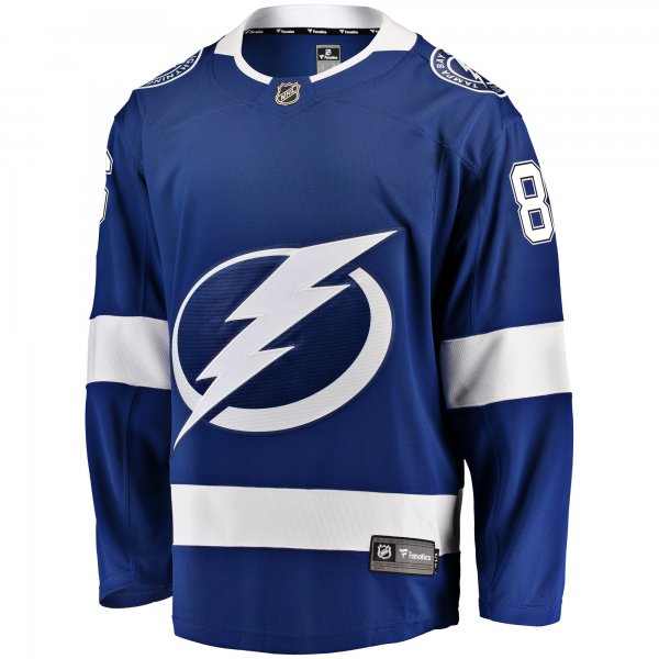 Men's Tampa Bay Lightning Nikita Kucherov Fanatics Blue Home Breakaway Player Jersey