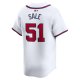 Men's Atlanta Braves Chris Sale Nike White Home Limited Player Jersey