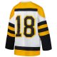 Youth Boston Bruins Willie O'Ree Mitchell & Ness White 1958 Blue Line Player Jersey