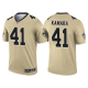 Men's New Orleans Saints #41 Alvin Kamara Gold 2021 Limited NFL Jersey