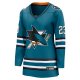 Women's San Jose Sharks Oskar Lindblom Fanatics Teal Home Breakaway Player Jersey