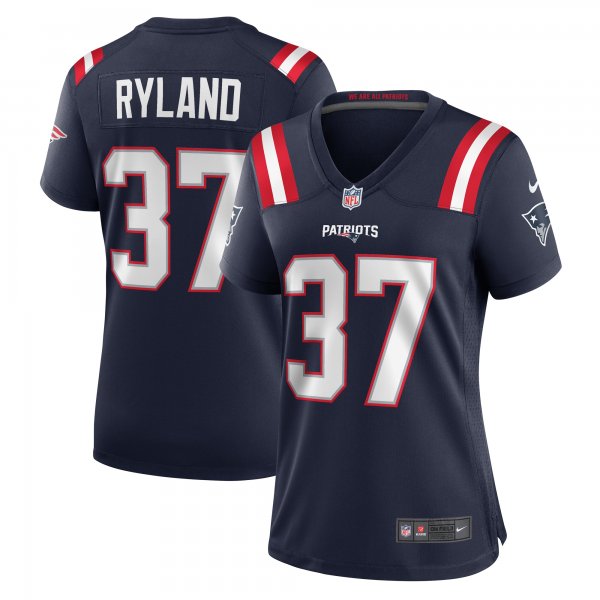 Women's New England Patriots Chad Ryland Nike  Navy Team Game Jersey