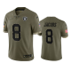 Las Vegas Raiders Josh Jacobs Olive 2022 Salute To Service Limited Jersey #8