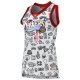 Women's Philadelphia 76ers Allen Iverson Mitchell & Ness White 2000 Doodle Swingman Jersey