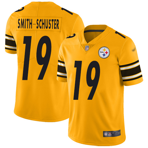 Pittsburgh Steelers #19 JuJu Smith-Schuster Gold Men's Stitched NFL Limited Inverted Legend Jersey