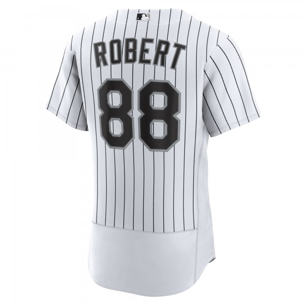 Men's Chicago White Sox Luis Robert Nike White/Black Home Player Jersey