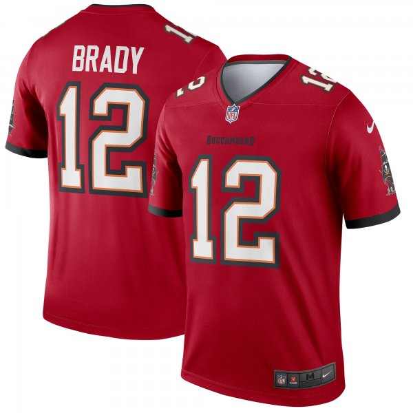 Men's Tampa Bay Buccaneers Tom Brady Nike Red Legend Jersey