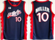 Nike Men's Team USA #10 Reggie Miller Navy Blue 1996 Dream Team Stitched NBA Jersey