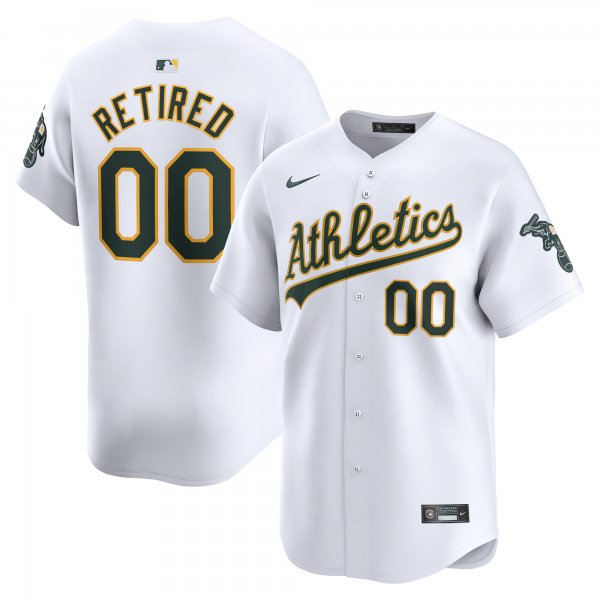 Men's Oakland Athletics Nike White Home Limited Pick-A-Player Retired Roster Jersey