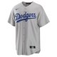 Men's Los Angeles Dodgers Nike Gray Alternate Replica Team Jersey