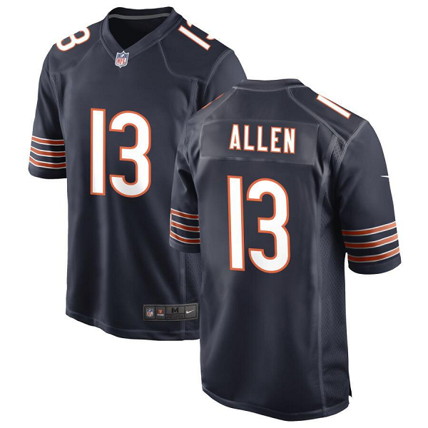 Men's Nike Chicago Bears #13 Keenan Allen Black Limited NFL Jersey