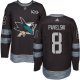 Adidas San Jose Sharks #8 Joe Pavelski Black 1917-2017 100th Anniversary Stitched NHL Jersey