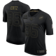 Nike Eagles 86 Zach Ertz Black 2020 Salute To Service Limited Jersey