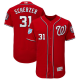 Men's Washington Nationals #31 Max Scherzer Majestic Scarlet 2019 Spring Training Flex Base Player MLB Jersey