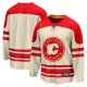 Men's Calgary Flames Cream 2023 NHL Heritage Classic Premier Breakaway Jersey