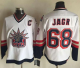 New York Rangers #68 Jaromir Jagr White CCM Statue of Liberty Stitched NHL Jersey