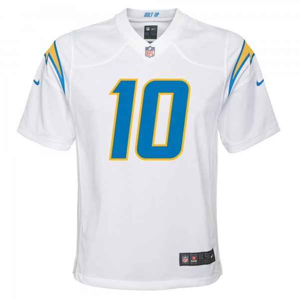 Youth Los Angeles Chargers Justin Herbert Nike White Game Jersey