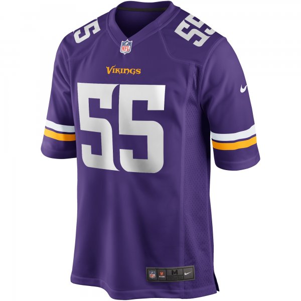 Men's Minnesota Vikings Jack Del Rio Nike Purple Game Retired Player Jersey