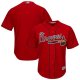 Atlanta Braves Blank Red Cool Base Stitched MLB Jersey