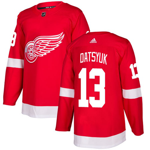 Adidas Detroit Red Wings #13 Pavel Datsyuk Red Home Stitched Youth NHL Jersey