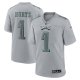 Men's Philadelphia Eagles Jalen Hurts Nike Gray Atmosphere Fashion Game Jersey